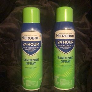 2, NEW, 15 oz Microban Spray Cleaners
